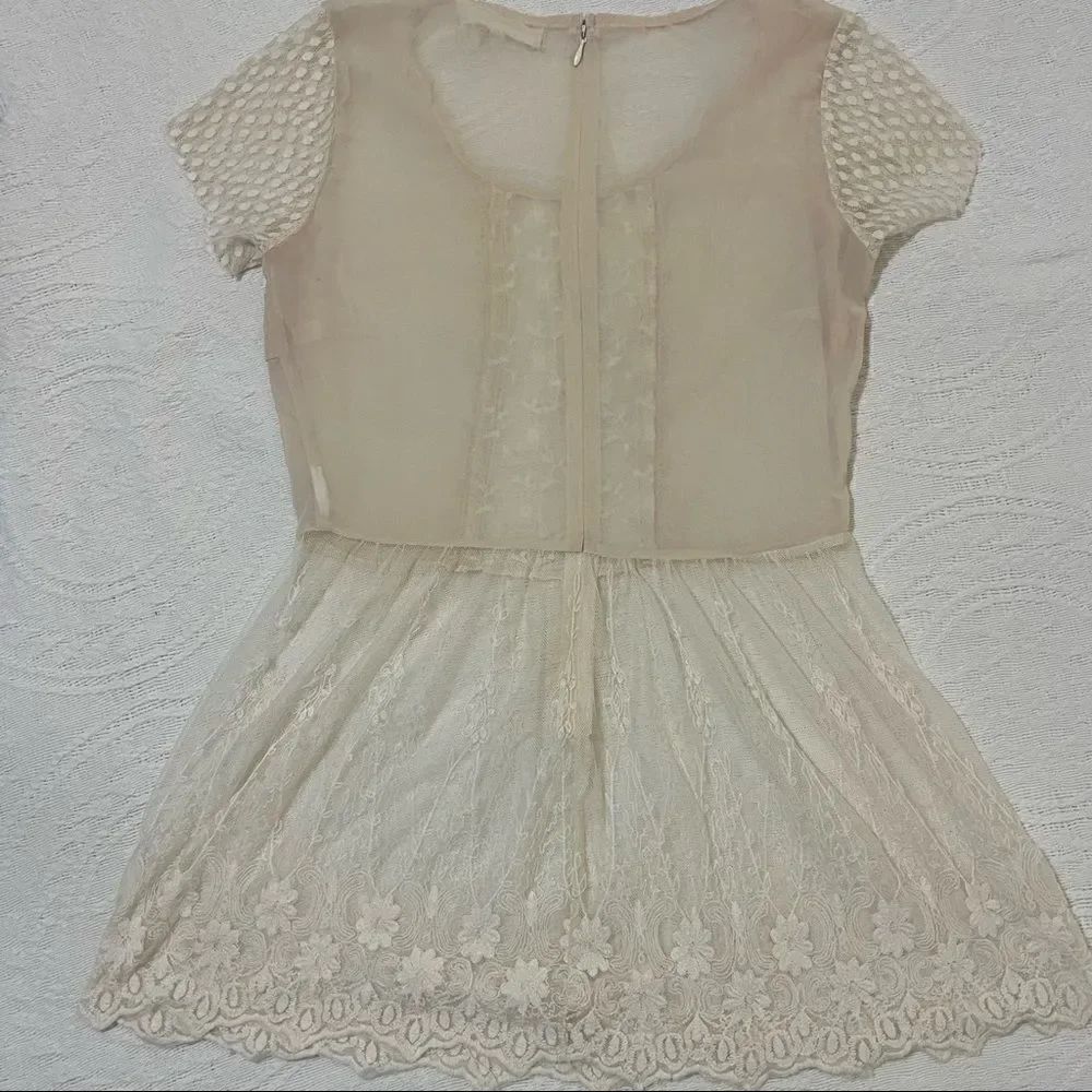 Altar’d State Sheer Lace Flowy Top - Picture 5 of 5